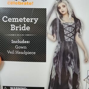 Girls Cemetery Bride Costume